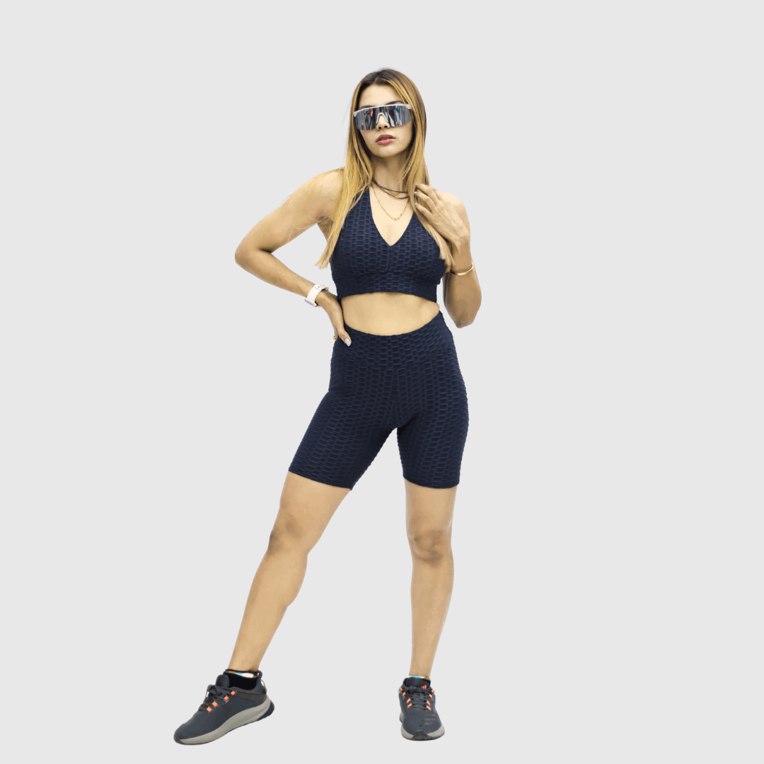 NYK Anti-Cellulite Push-Up Sports Bra - Dark Grey