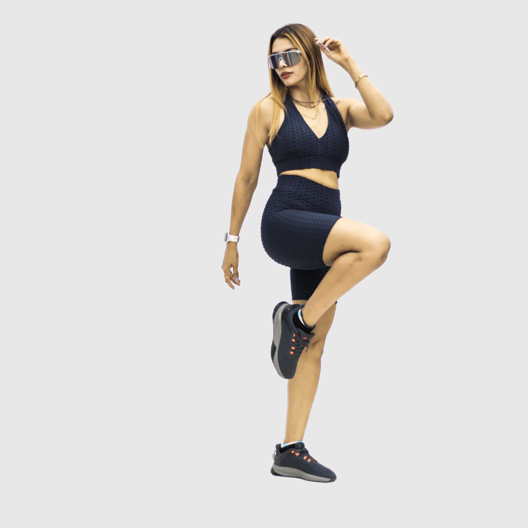 NYK Anti-Cellulite Push-Up Sports Bra - Dark Grey