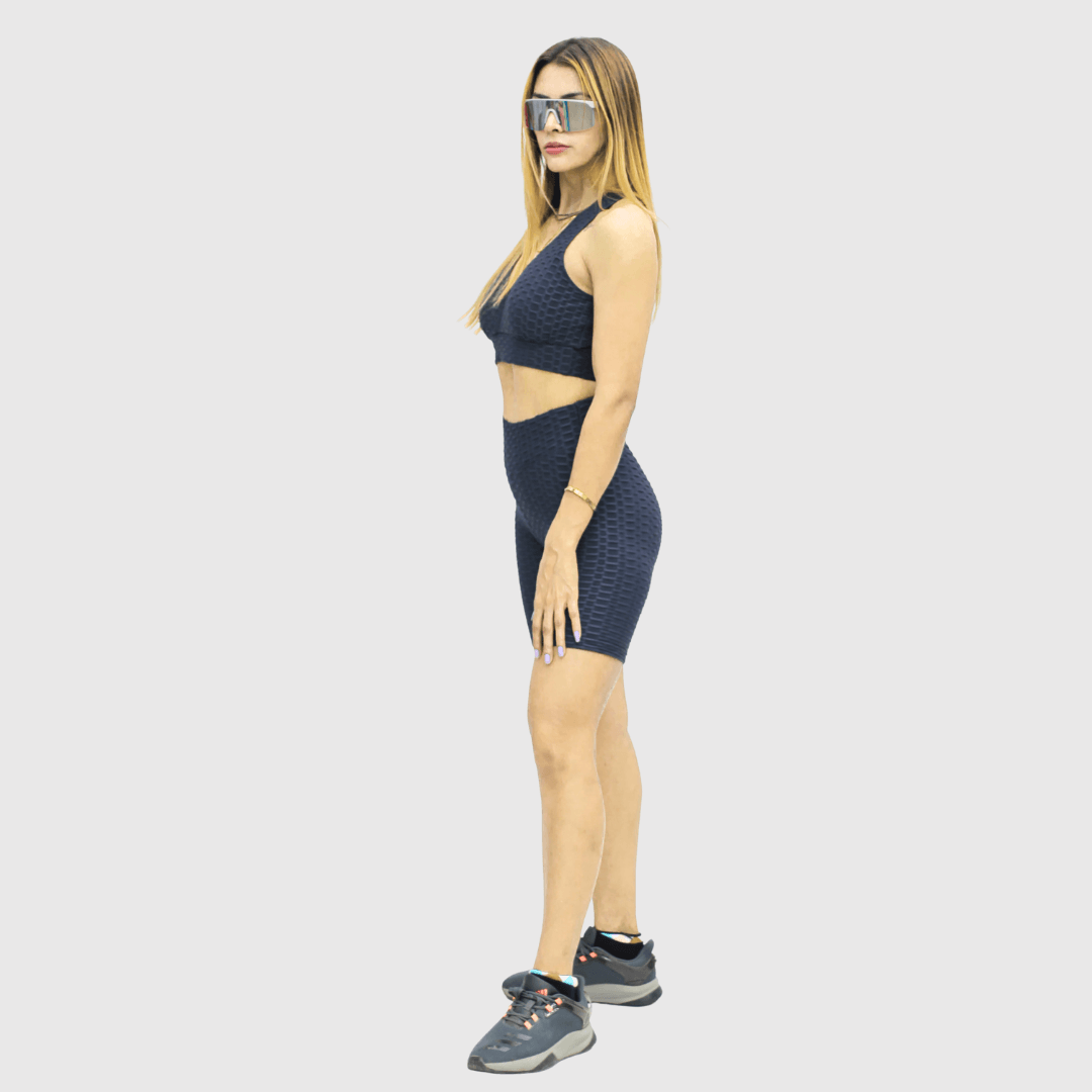 NYK Anti-Cellulite Push-Up Sports Bra - Dark Grey