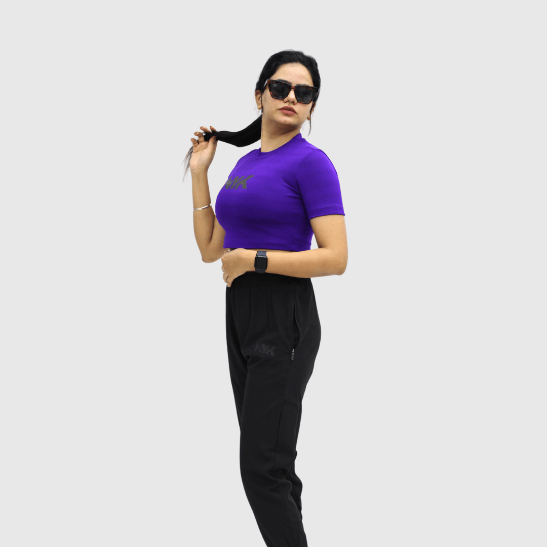 NYK Classic Rib T-Shirt - Wild Purple