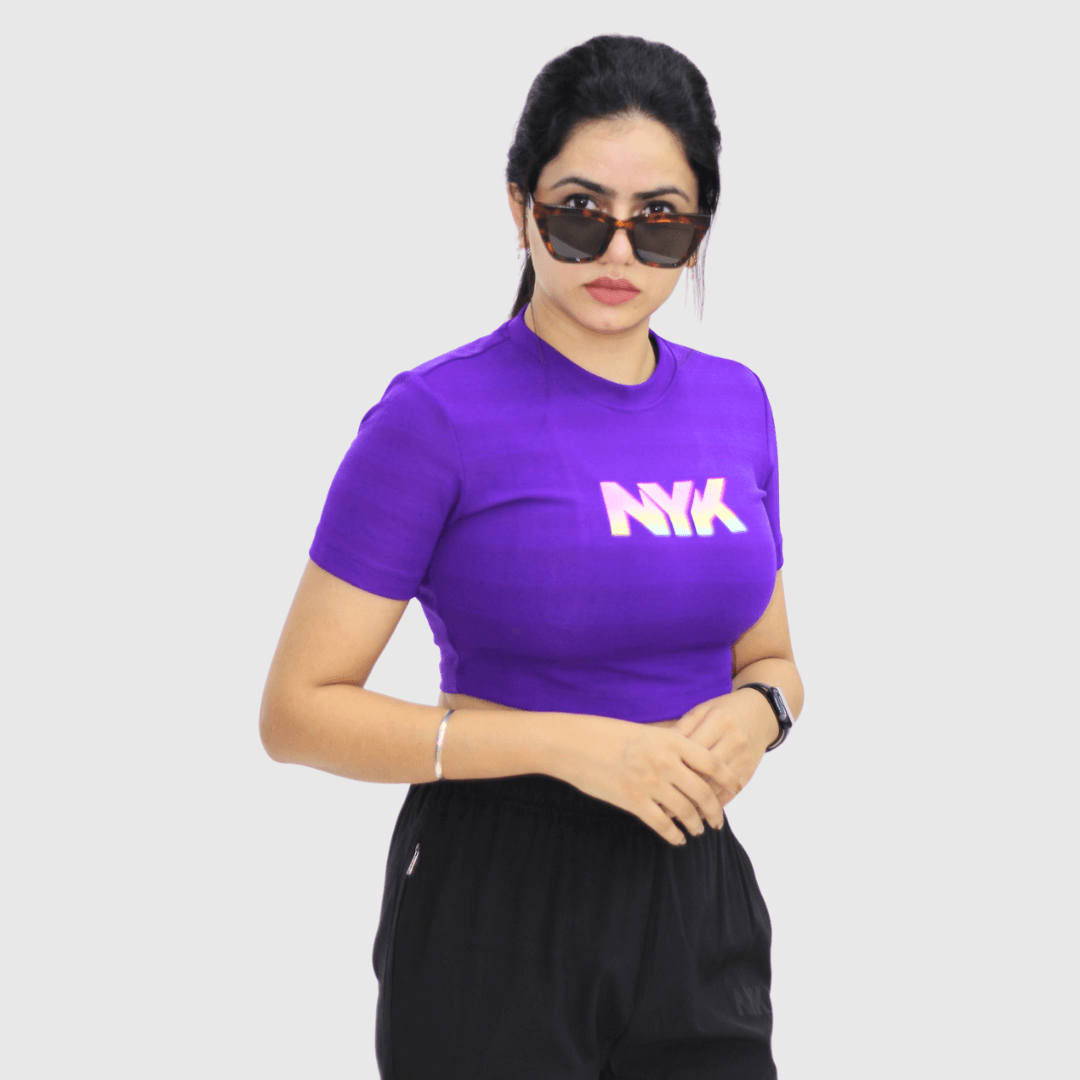 NYK Classic Rib T-Shirt - Wild Purple