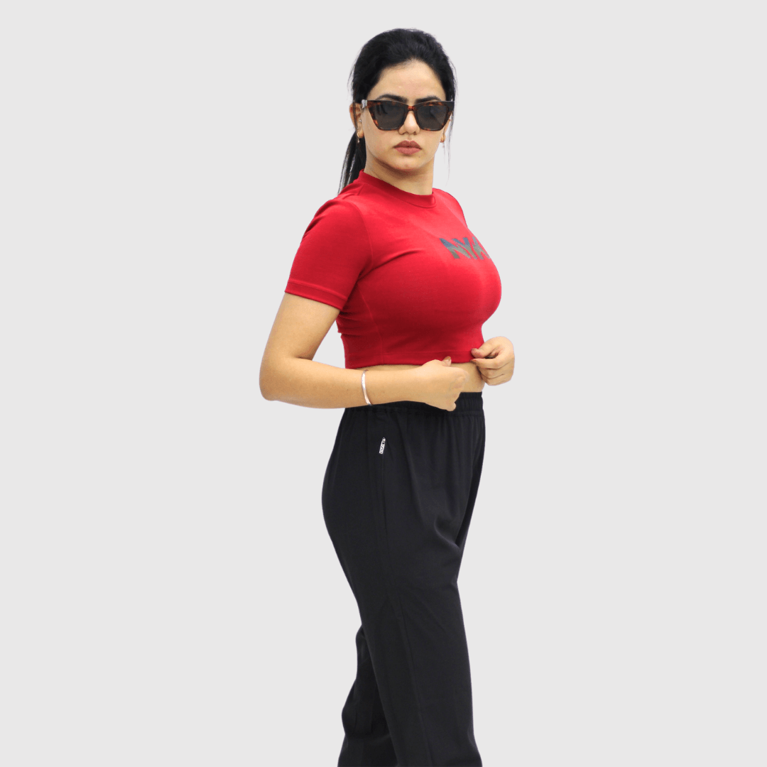 NYK Classic Rib T-Shirt - Red