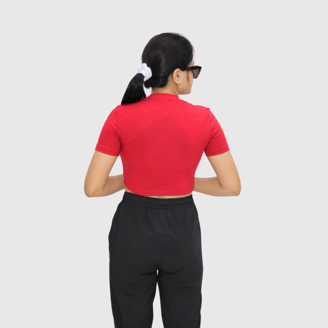 NYK Classic Rib T-Shirt - Red