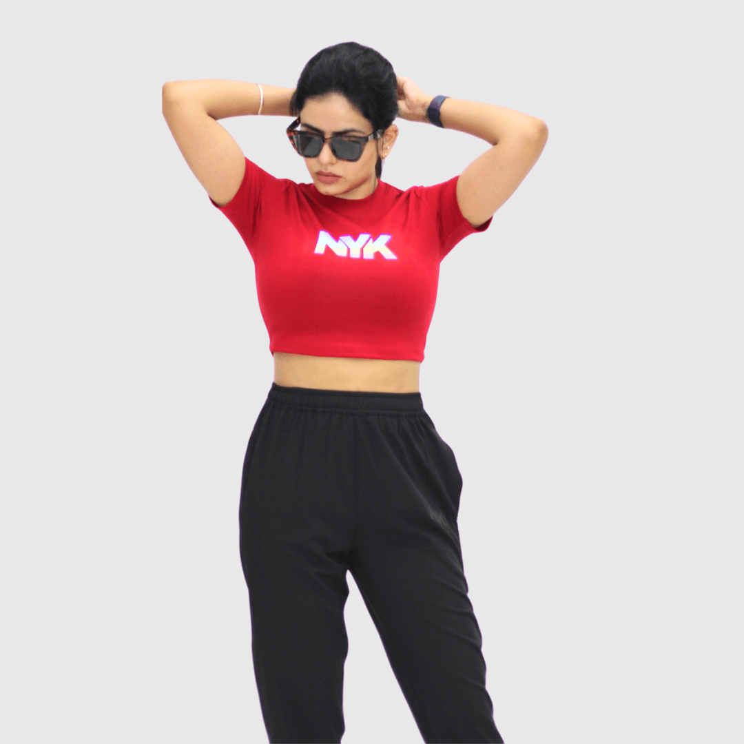 NYK Classic Rib T-Shirt - Red