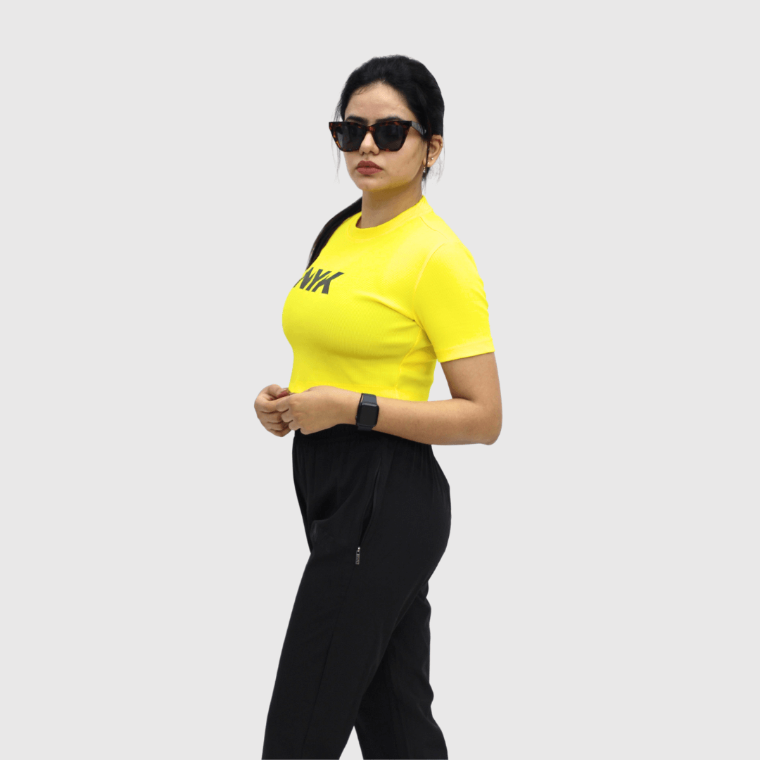 NYK Classic Rib T-Shirt - Yellow