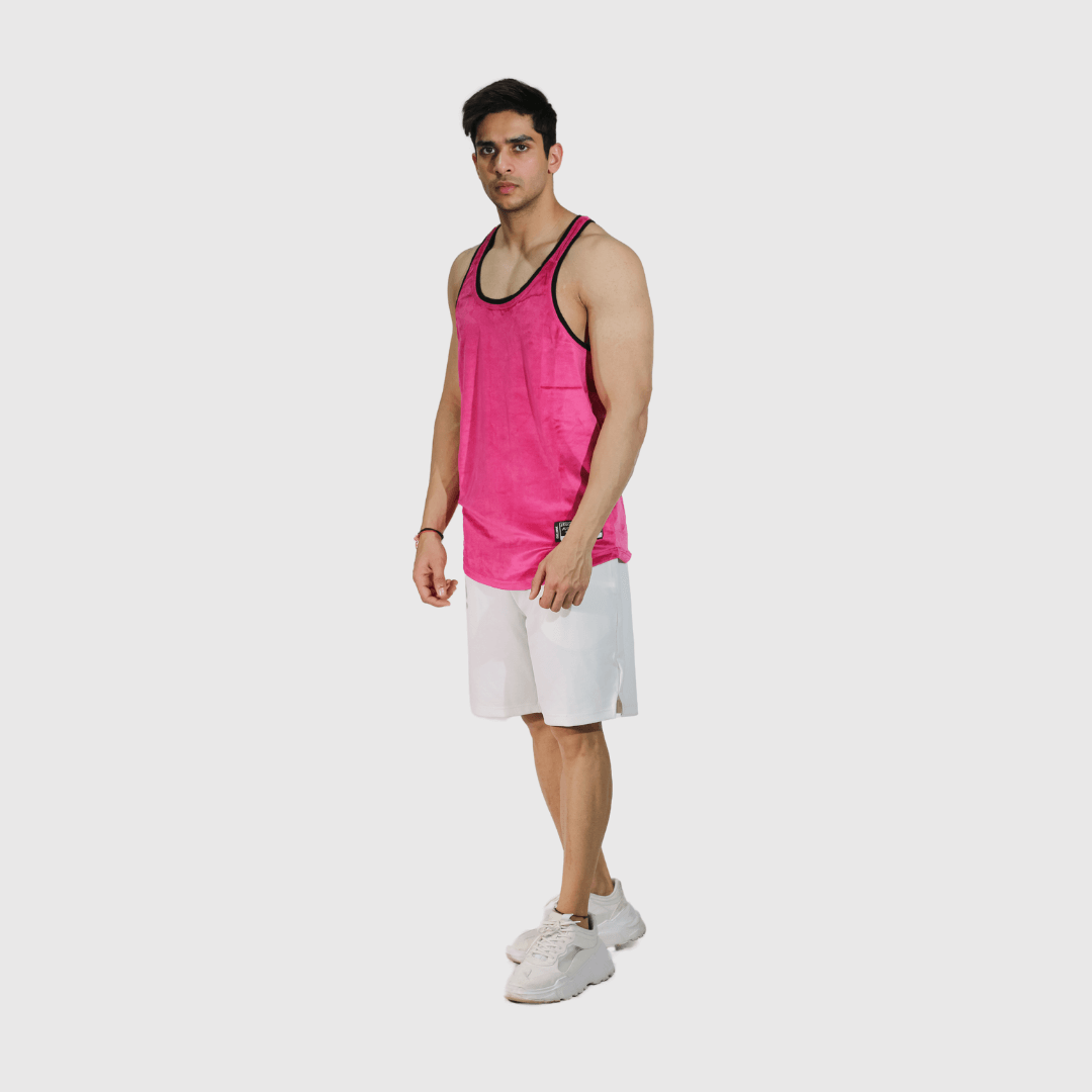 Pink Velvet Comfortable Fit Vest