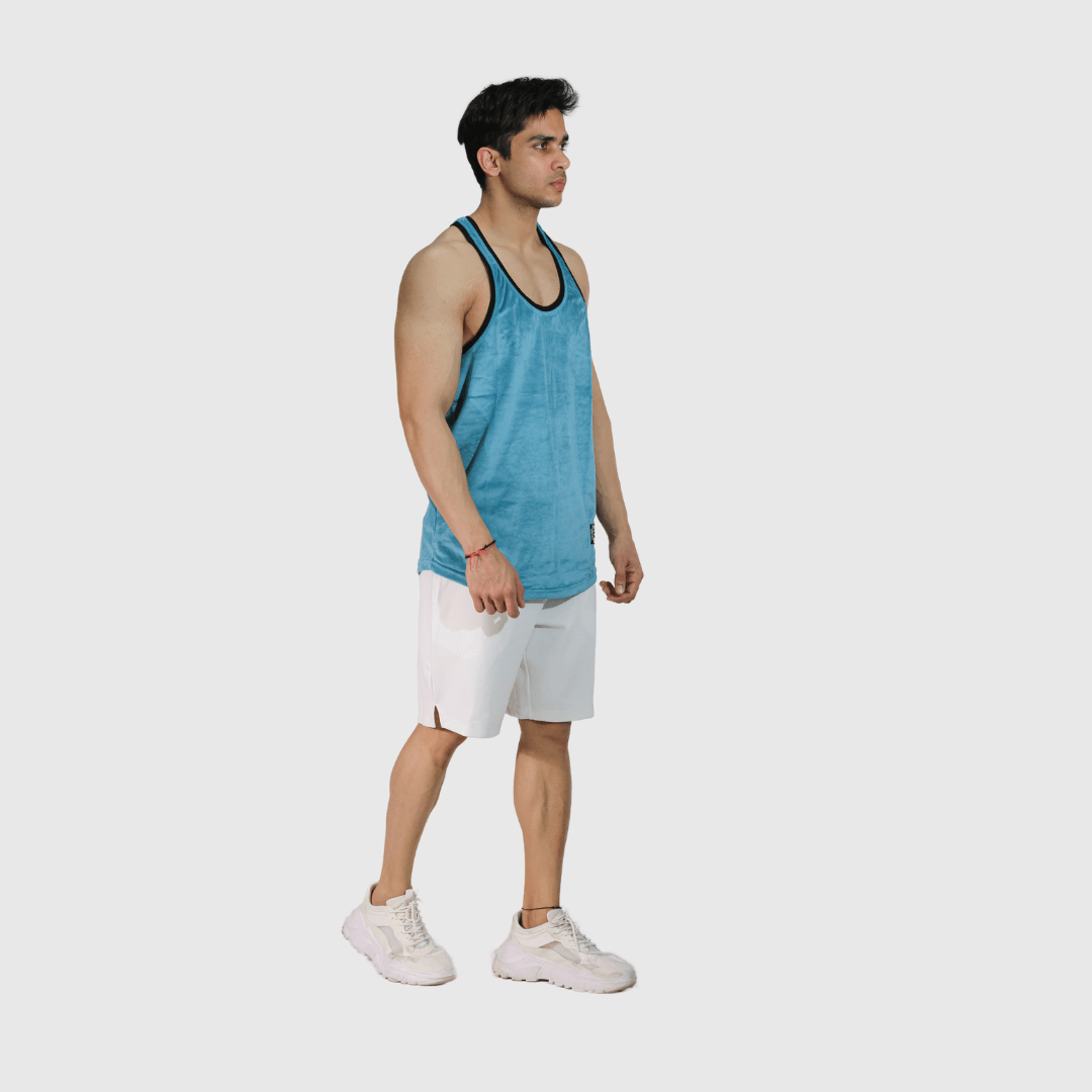 Blue Velvet Comfortable Fit Vest