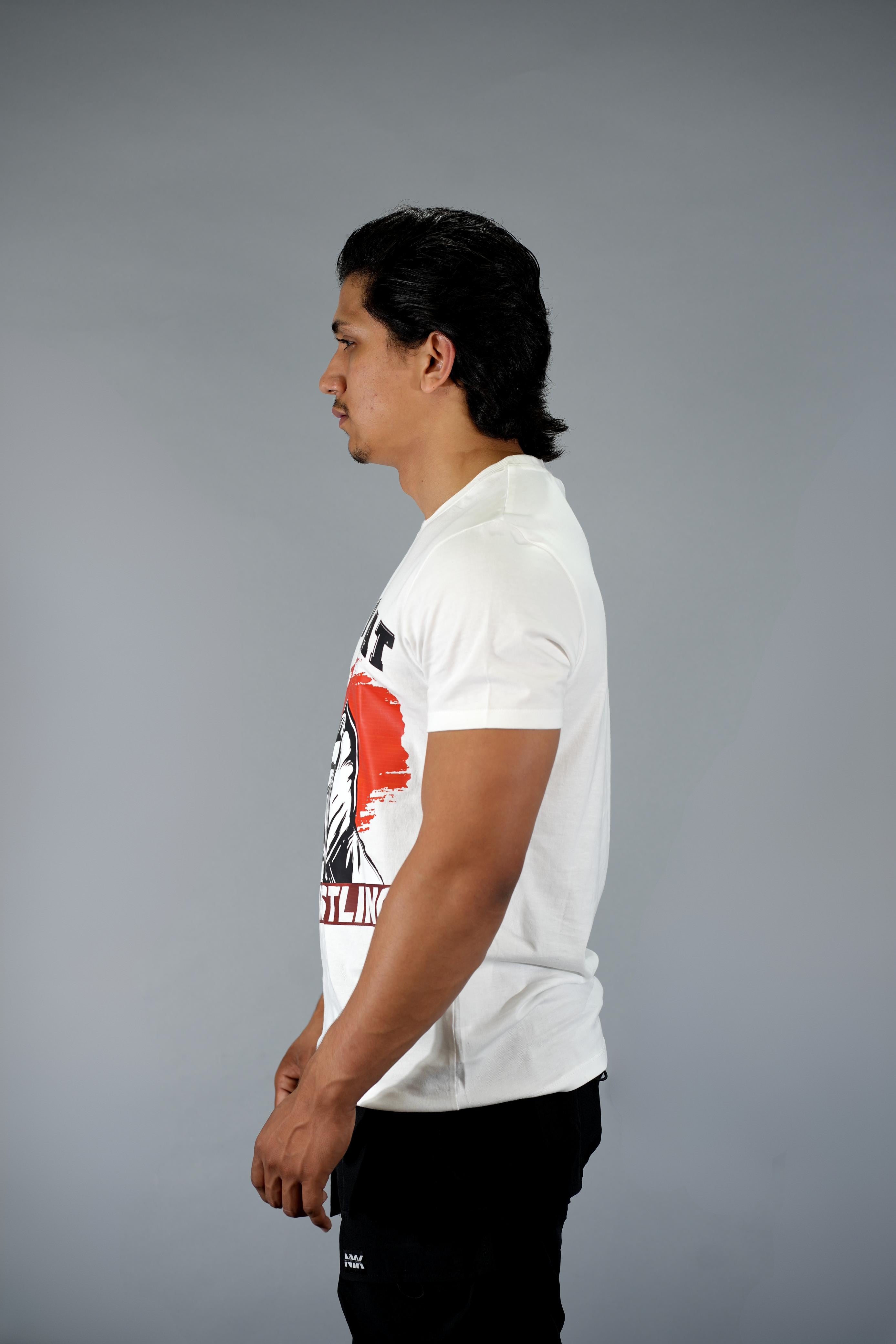 Try Me At Arm Wrestling Regular Fit T-Shirt