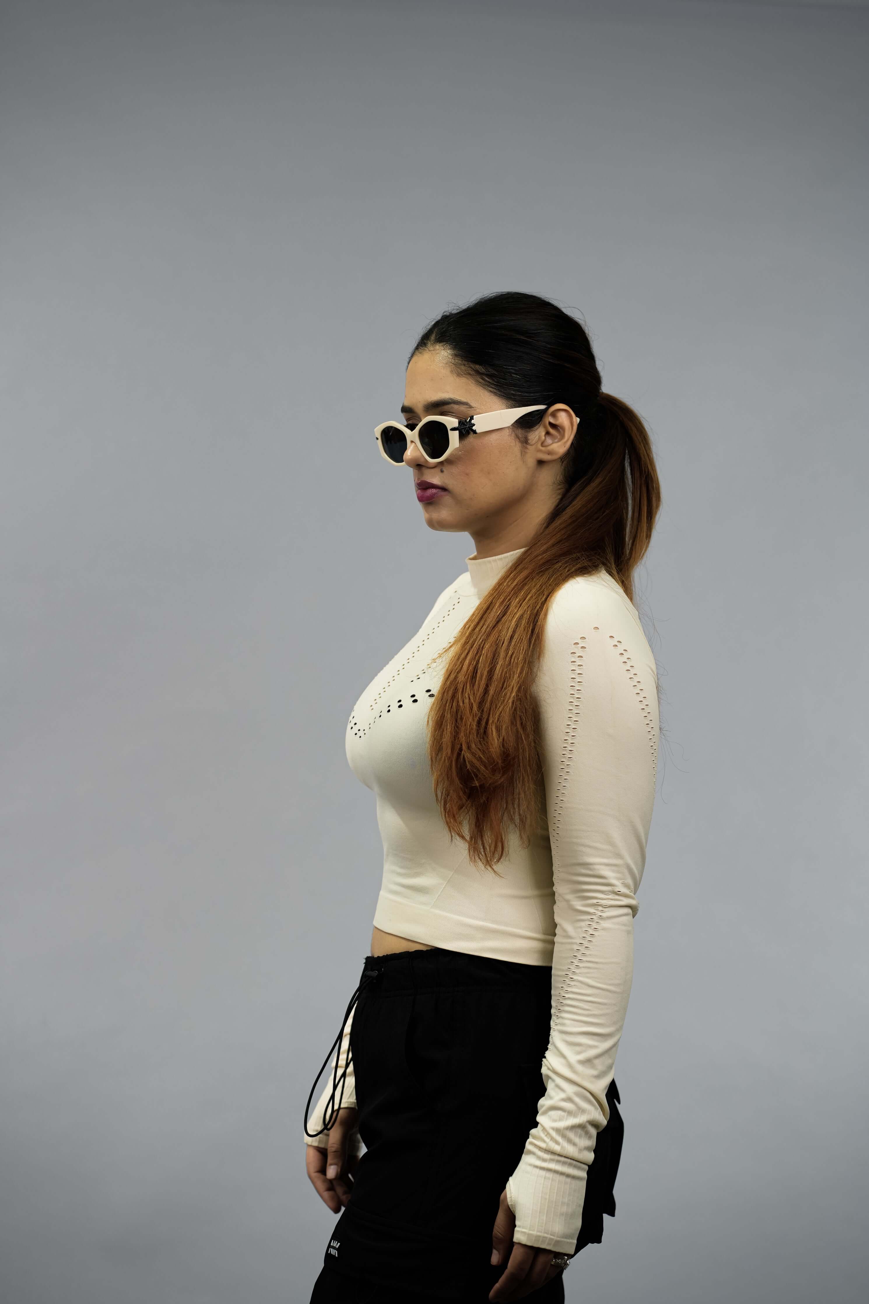 NYK Tech Fit Long Sleeve Training Top - Beige
