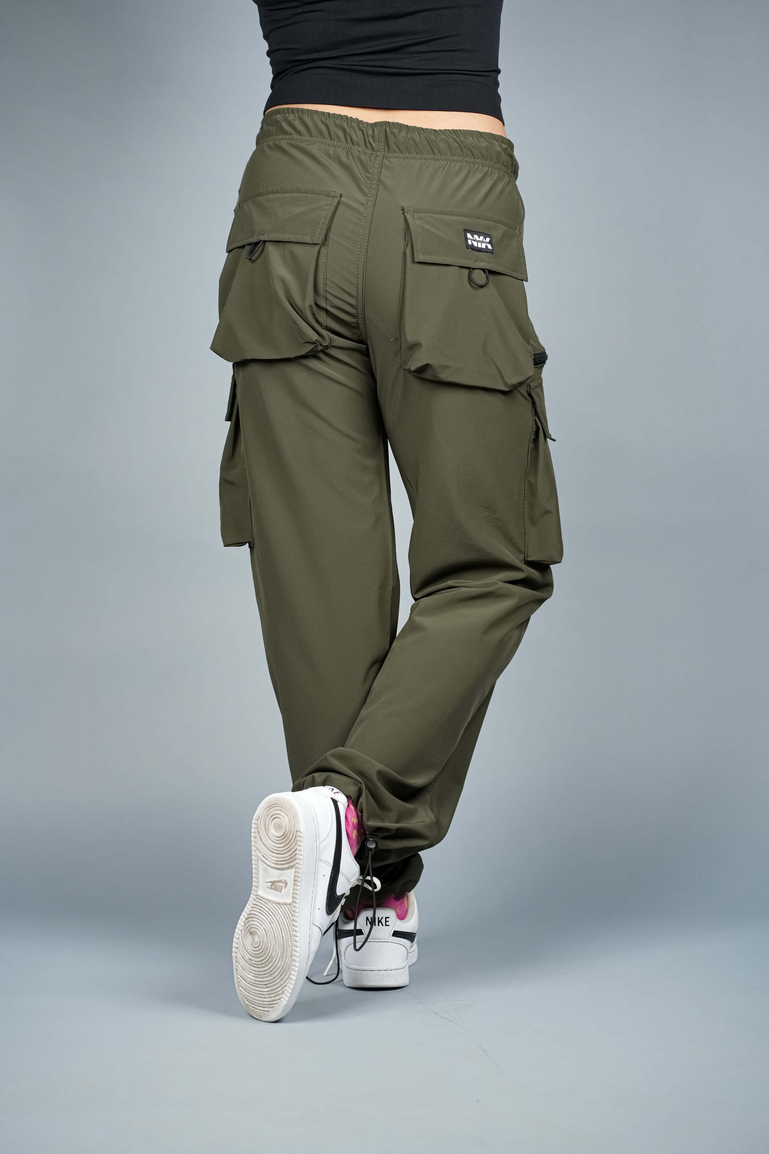 NYK Women's Millennium Cargo Pants - Army Green