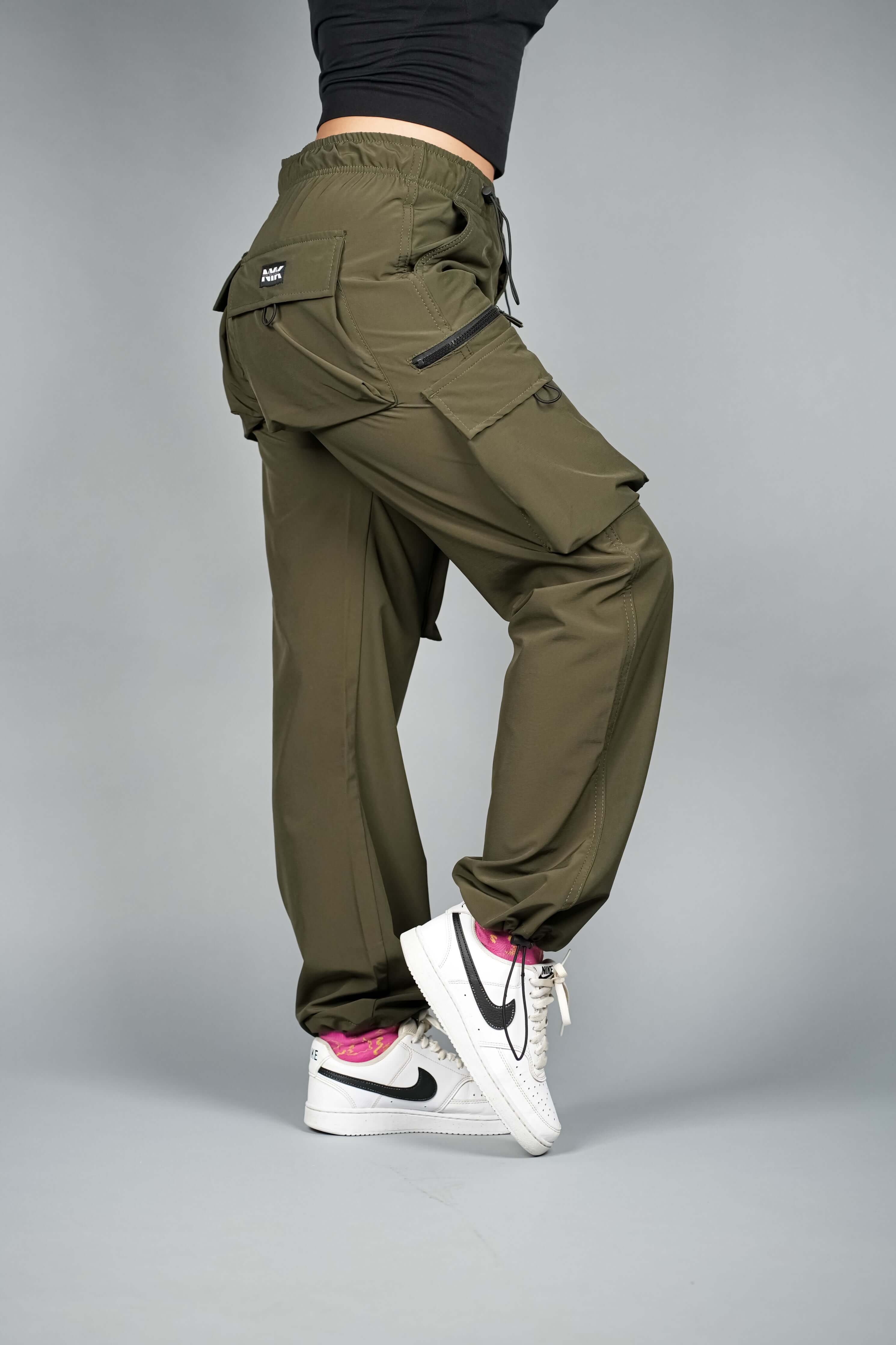 NYK Women's Millennium Cargo Pants - Army Green