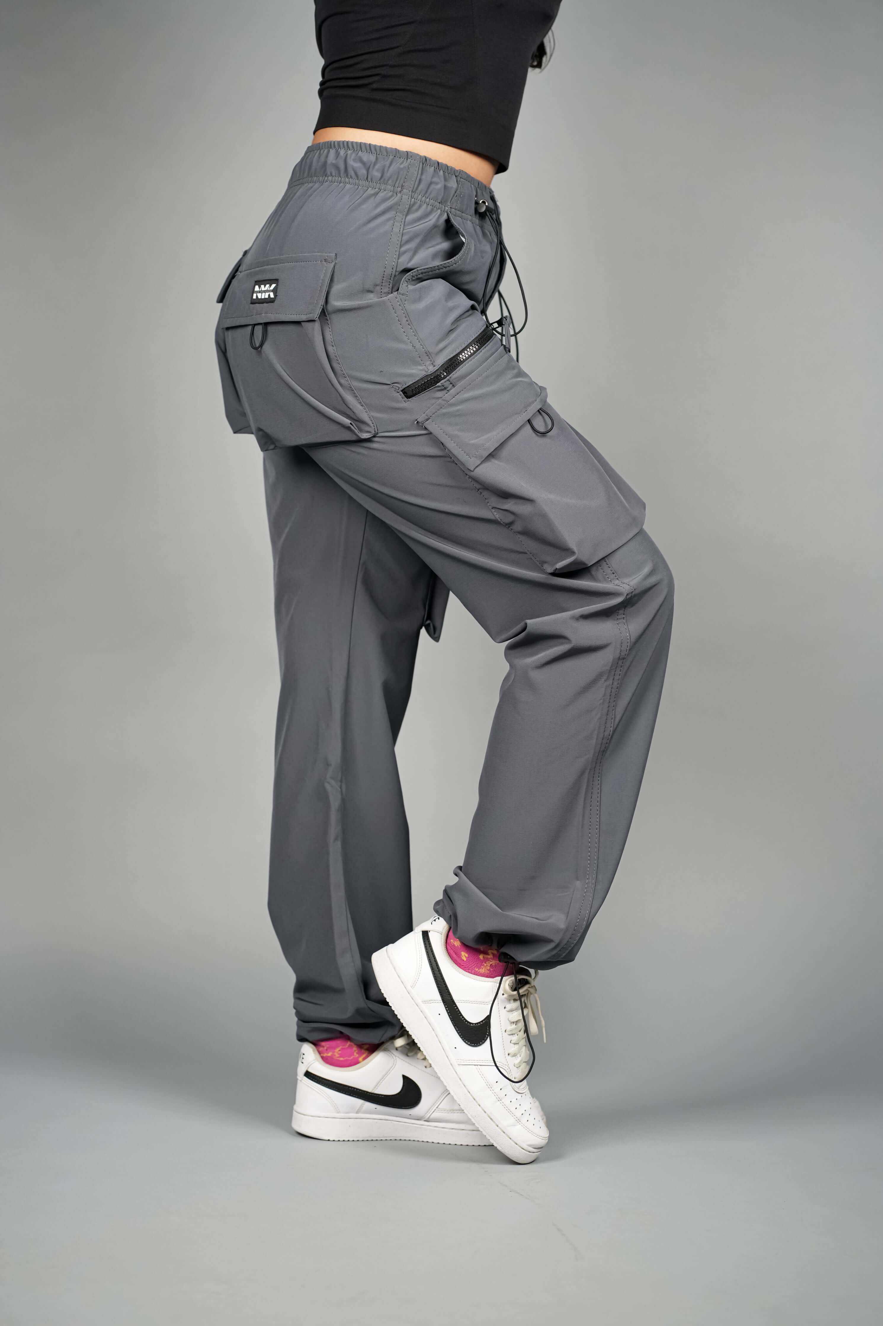 NYK Women's Millennium Cargo Pants - Grey