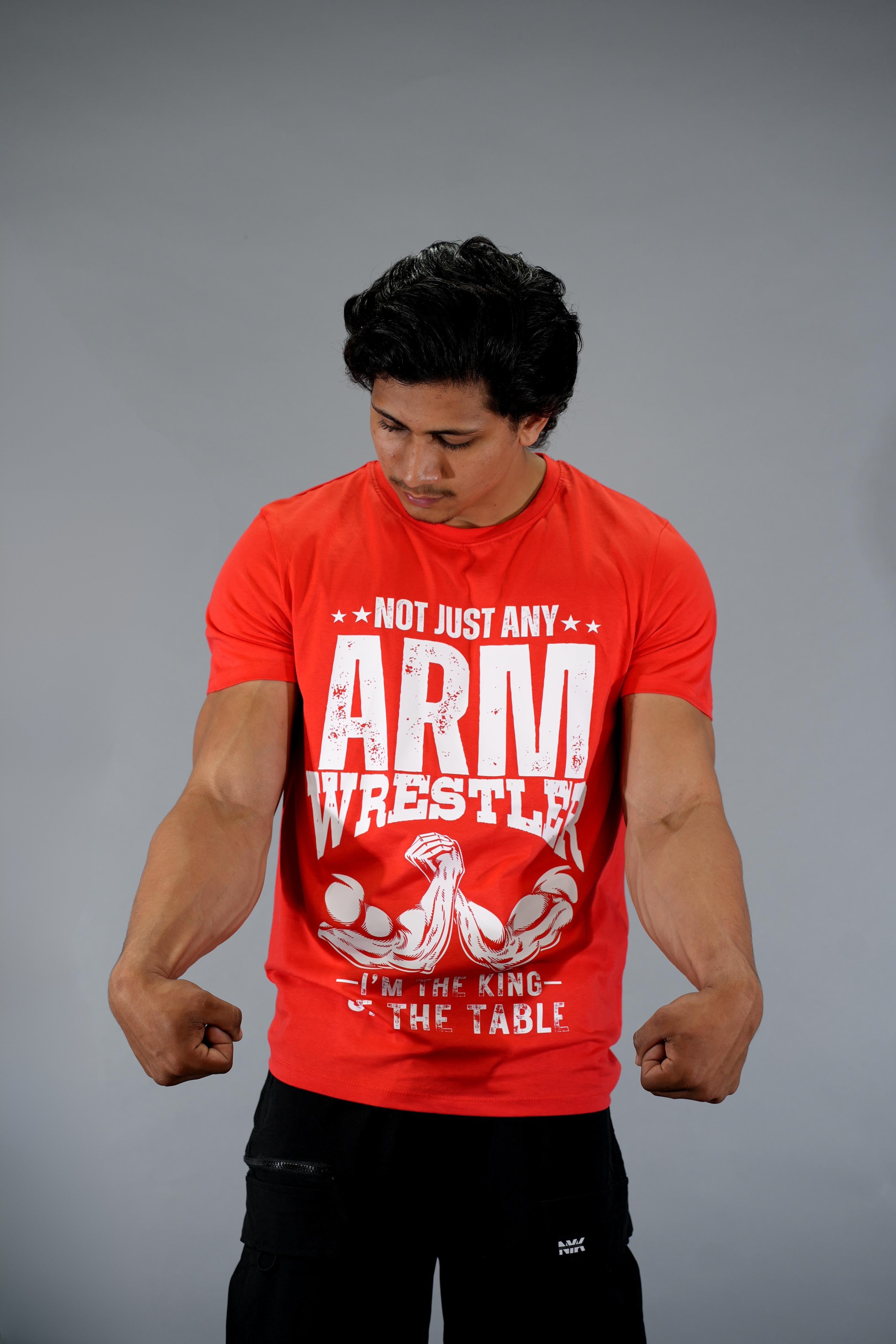 Arm Wrestling King Of The Table Regular Fit T-Shirt