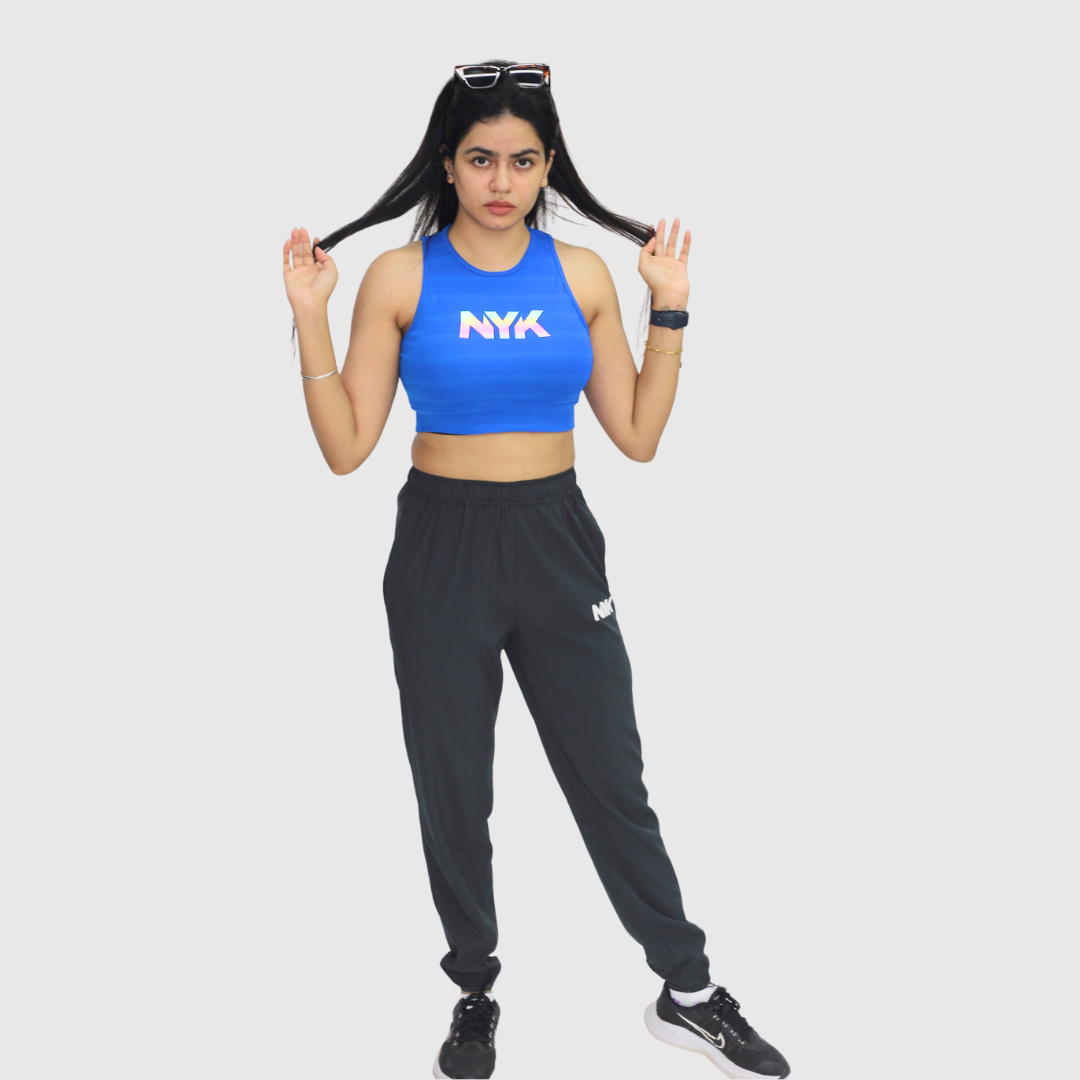 NYK Fitted Sleeveless Crop Tshirt