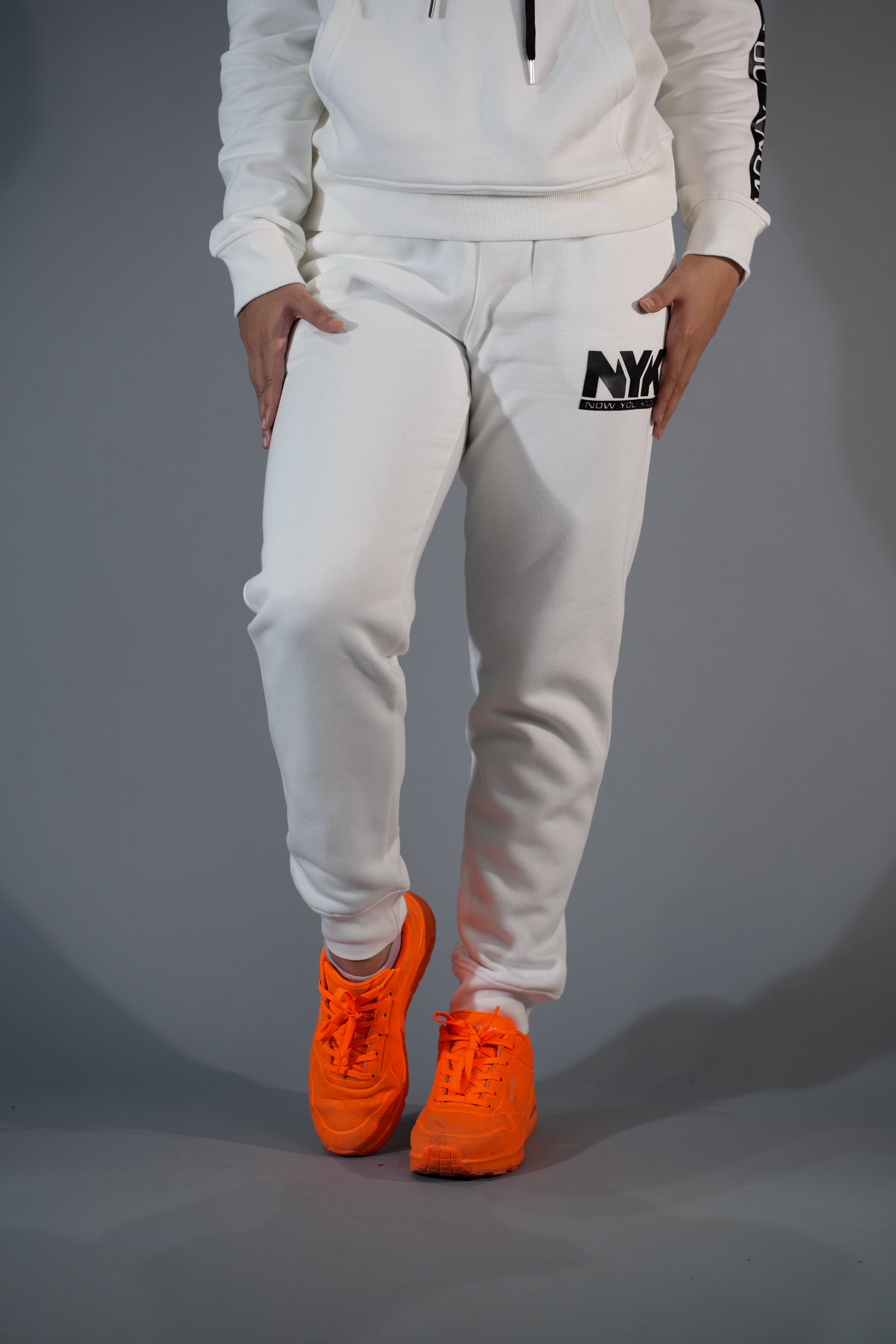 NYK Off-White Fleece Jogger