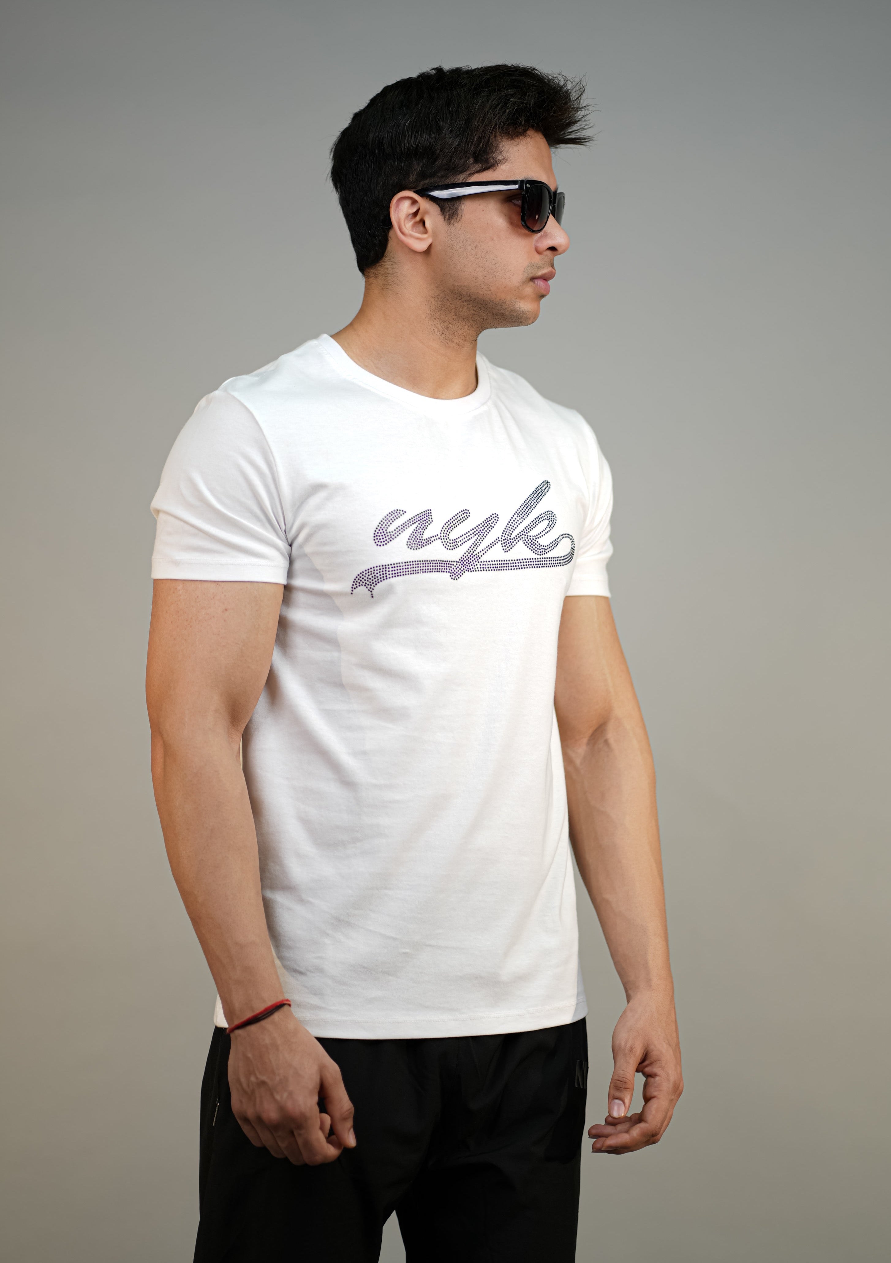 NYK Cotton Studded T-shirt
