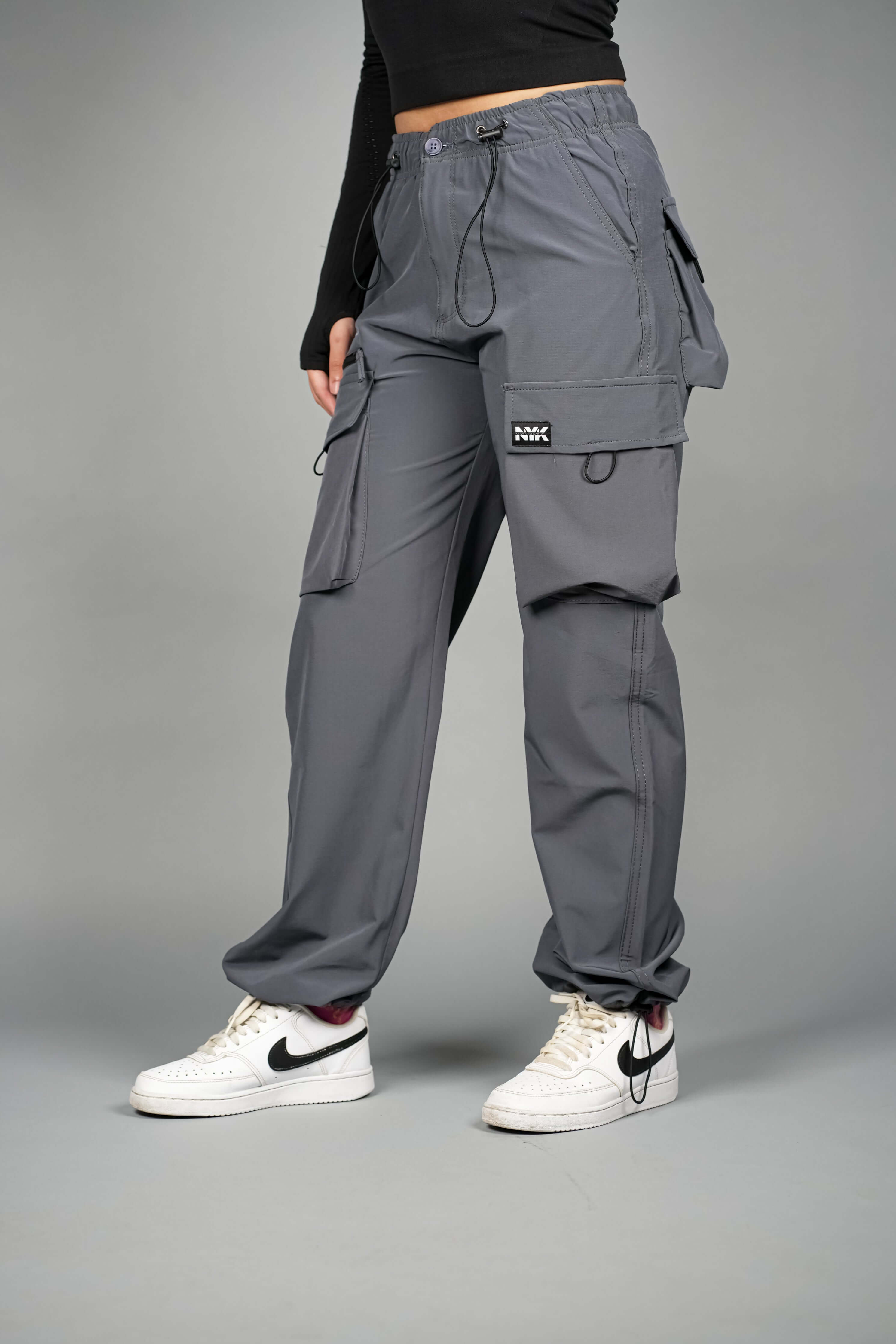 NYK Women's Millennium Cargo Pants - Grey