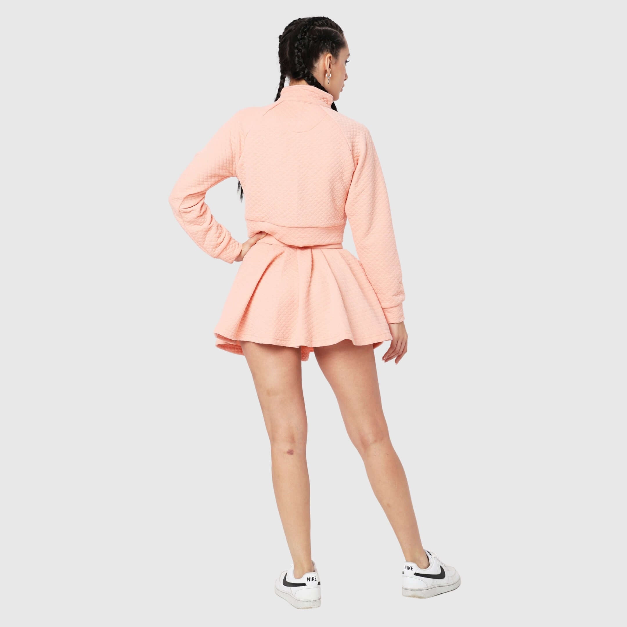 NYK Quilted Flared Tennis Skirt